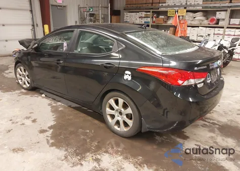 2012 Hyundai Elantra Limited (Ulsan Plant) from USA, damaged, VIN KMHDH4AE4CU360456